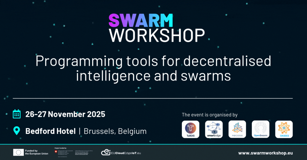 Swarm Workshop | Register now!